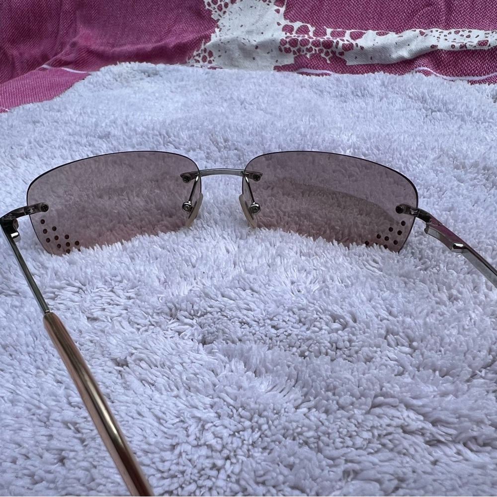 Fossil Rhinestone Pink Sunglasses - Picture 6 of 9